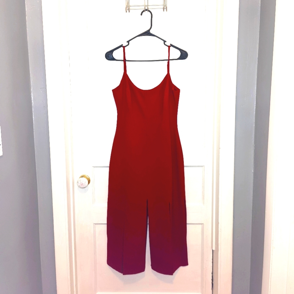 Dress the Population midi red dress